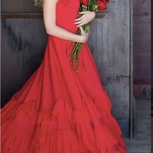 Dollcake Red Dance To the Rhythm Dress Pageant Photo Shoot SZ 12 New with Tags